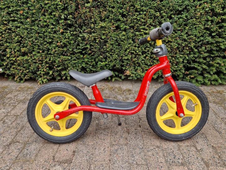 Goede Puky LR1L loopfiets rood met luchtbanden, Kinderen en Baby's, Speelgoed | Buiten | Voertuigen en Loopfietsen, Zo goed als nieuw
