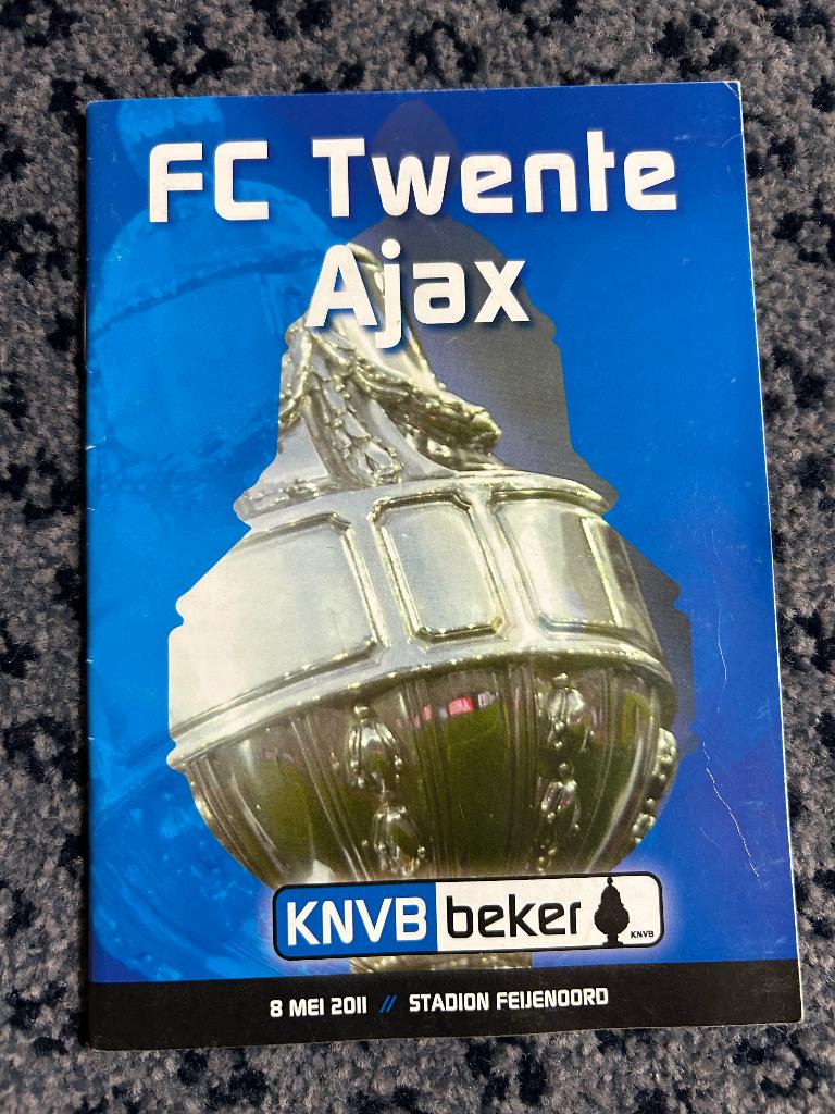 Programma KNVB beker 2011 FC Twente-Ajax, Ophalen of Verzenden, Zo goed als nieuw, Ajax, Boek of Tijdschrift