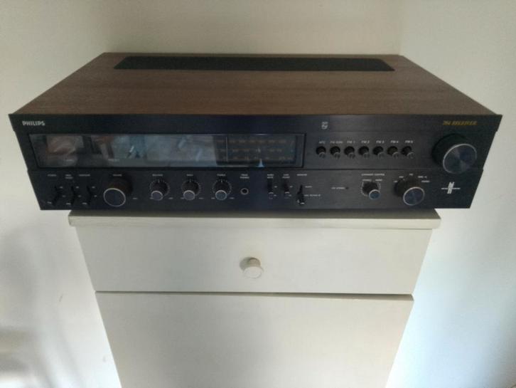 Philips 22AH794 Receiver - Vintage Audio, Audio, Tv en Foto, Versterkers en Receivers, Gebruikt, Stereo, 60 tot 120 watt, Overige merken
