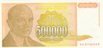 Joegoslavïe- 500.000 Dinar 1994 UNC serie AA 9790335 - P143, Verzenden, Joegoslavië