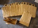 25 papieren tasjes (recyclen) à € 0, 25 / Verpakkingsmat., Ophalen of Verzenden, Zo goed als nieuw