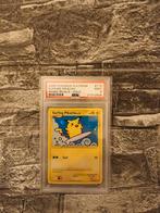 PSA 9 Surfing Pikachu - Rising Rivals Holo #114 Platinum, Ophalen, Zo goed als nieuw, Losse kaart, Foil