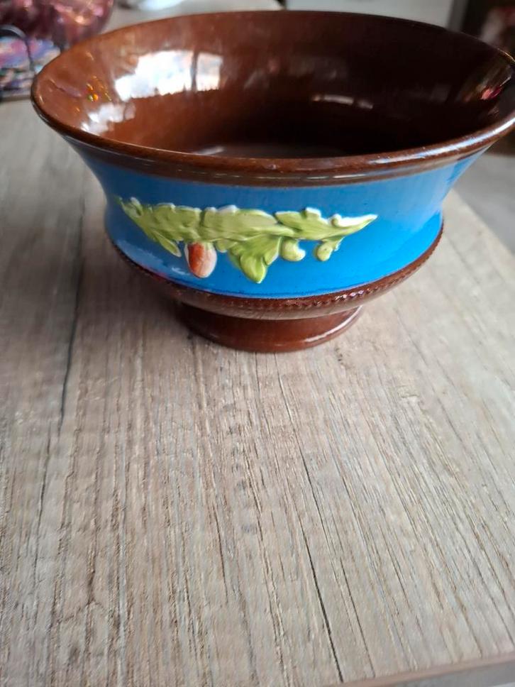 Antieke Copper Lustre Kastkom, 19e eeuw, Antiek en Kunst, Antiek | Keramiek en Aardewerk, Ophalen of Verzenden