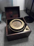 Scheepskompas in houten kist, Ophalen, Gebruikt, Motorboot of Zeilboot, Overige typen