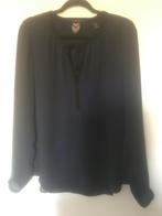 SCOTCH & SODA blauwe chiffon blouse lange mouw maat 2, Maat 38/40 (M), Blauw, Scotch & Soda, Ophalen of Verzenden