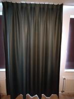 Donkergroene verduisterende gordijnen, Ophalen, Gebruikt, 200 cm of meer