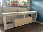 Witte TV-/opbergmeubel met klepdeur, Huis en Inrichting, Ophalen