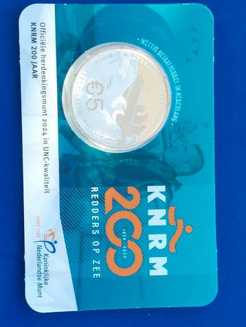 5 Euro KNRM Coincard 2024 beschikbaar voor biedingen