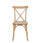 Landelijke houten cross eetkamerstoelen Silea alsie  3