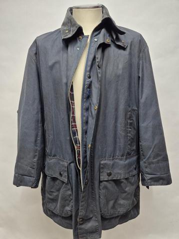 Barbour Border wax jas, C44-112cm. Nieuwstaat! beschikbaar voor biedingen