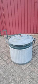 Zinken wastobbe, Ophalen, Gebruikt, Rond, Minder dan 60 cm