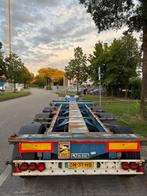 Oplegger / containerchassis D-Tec FLEXITRAILER | 2014 |, Blauw, Particulier, Aanhangers en Opleggers, Te koop