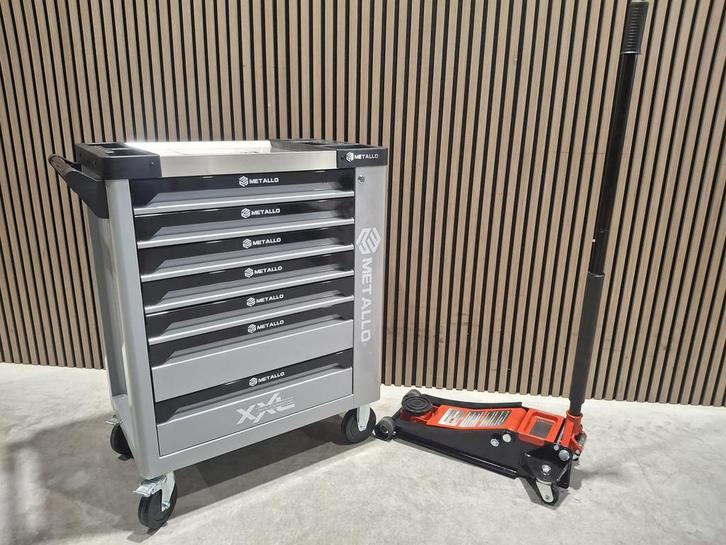 Gereedschapswagen gevuld en 4 Ton krik combi aanbieding ‼️‼️, Auto diversen, Autogereedschap, Nieuw, Ophalen