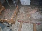 Flagstone natuursteen rood ruim 10 m2 3-7cm dik, Ophalen, Zo goed als nieuw, Terrastegels, Natuursteen