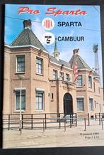 Sparta - SC Cambuur  1992/1993, Verzamelen, Sportartikelen en Voetbal, Ophalen of Verzenden, Zo goed als nieuw, Overige binnenlandse clubs
