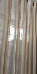 Vitrage stof kamerhoog met loodveter, Ophalen of Verzenden, Nieuw, 200 cm of meer, 200 cm of meer