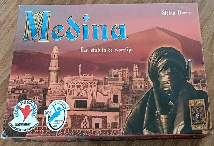 Bordspel Medina, Hobby en Vrije tijd, Gezelschapsspellen | Bordspellen, Gebruikt, Drie of vier spelers, Ophalen of Verzenden