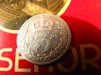 Engeland UK threepence 1897, Zilver, Ophalen of Verzenden, Losse munt, Overige landen