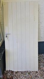 poortdeur, Doe-het-zelf en Verbouw, Deuren en Horren, Ophalen, Gebruikt, 80 tot 100 cm, 200 tot 215 cm