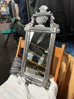 Zilveren Spiegel met Ornamenten, Huis en Inrichting, Woonaccessoires | Spiegels, Gebruikt, 100 tot 150 cm, Ophalen of Verzenden
