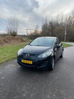 Mazda 2 1.3 Bifuel 75pk 5D 2013 Zwart, Auto's, Mazda, Voorwielaandrijving, 15 km/l, 74 pk, 31 €/maand