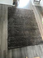 Bruin/Grijs Shaggy Tapijt - 160x230 vloerkleed kleed, Bruin, 150 tot 200 cm, 200 cm of meer, Ophalen of Verzenden