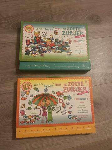 Zoete Zusjes Leeskoffer (deel 1 & 2) zo goed als nieuw! beschikbaar voor biedingen
