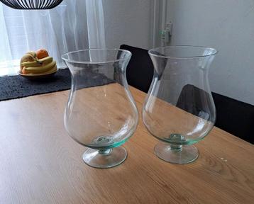 Grote Glazen Vazen  beschikbaar voor biedingen