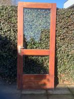 Meranti buitendeur, tuindeur, achterdeur, Ophalen, Buitendeur, 200 tot 215 cm