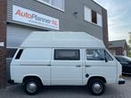 Volkswagen Transporter T3 1.9 Benzine! Hoog dak! Schuifdeur!, Caravans en Kamperen, Campers, Volkswagen, Bus-model, Bedrijf, Benzine