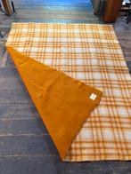 Princesse wollen oranje deken vintage, Huis en Inrichting, Woonaccessoires | Plaids en Woondekens, Verzenden, Gebruikt