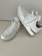 Gabor sneakers maat 41/41.5 (7.5-H) wit leer zgan, Ophalen of Verzenden, Zo goed als nieuw, Sneakers of Gympen