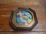 Vintage houten lijst met Japanse afbeelding, Ophalen of Verzenden