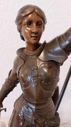 antiek beeld Gesigneerd jeanne d'arc statue, Antiek en Kunst, Ophalen