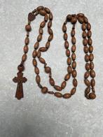 Antieke houten rozenkrans uit Lourdes, Ophalen of Verzenden, Zo goed als nieuw