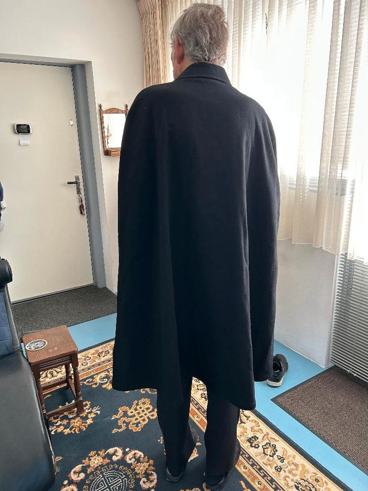 Zwarte herencape, Kleding | Heren, Jassen | Zomer, Gedragen, Overige maten, Zwart, Ophalen