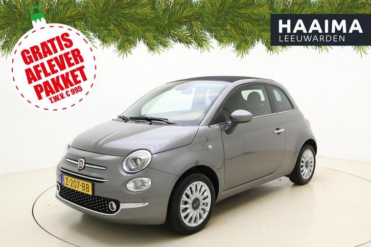 Fiat 500 C 1.0 Hybrid Dolcevita | Cabriolet | Navigatie | Cl, Auto's, Fiat, Bedrijf, Te koop, 500C, ABS, Airbags, Airconditioning