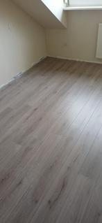Grijs Eiken Laminaat vloer - 34 M2, Gebruikt, 50 tot 150 cm, Ophalen of Verzenden, 10 m² of meer