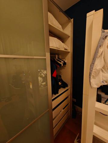 Ikea Pax kast met glazen schuifdeuren - afbeelding 3
