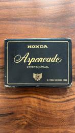 Blanco Owners Manual Honda Goldwing Aspencade, Ophalen of Verzenden