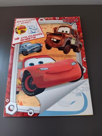 Cars kleurboek met stickers beschikbaar voor biedingen