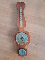 Barometer met thermometer wegens overlijden te koop, Audio, Tv en Foto, Weerstations en Barometers, Ophalen, Zo goed als nieuw