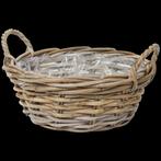 RIETEN MAND, Ophalen, Mand, Rond, Zo goed als nieuw