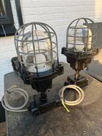 Industriële kooilampen - Gietijzer - Geschikt voor buiten, Ophalen, Gebruikt, Metaal, Minder dan 100 cm