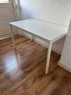 Wiite eettafel, Huis en Inrichting, Tafels | Eettafels, Ophalen, Gebruikt, 100 tot 150 cm, 50 tot 100 cm