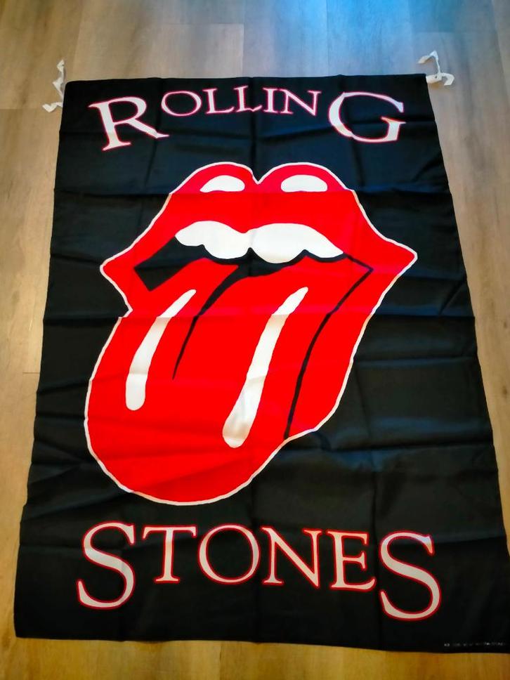 Rolling Stones tong muziek band logo rock vlag RARE, Verzamelen, Muziek, Artiesten en Beroemdheden, Zo goed als nieuw, Ophalen of Verzenden