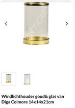 Colmore Gouden Kandelaar - Set van 2, 25 tot 50 cm, Ophalen of Verzenden, Zo goed als nieuw, Metaal