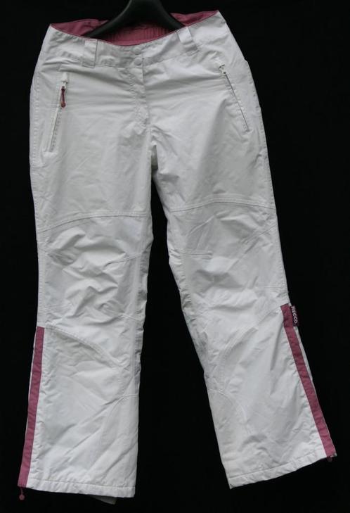 Skibroek dames wit met RECCO, Kleding | Dames, Wintersportkleding, Zo goed als nieuw, Broek, Ophalen of Verzenden