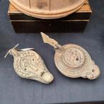 Antiek olielampje *floor epe*, Antiek en Kunst, Ophalen of Verzenden