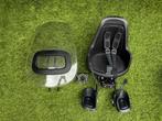 Bobike Mini One Voorzitje Fietsstoeltje zwart, Ophalen, Bobike one mini, Gebruikt, Voetsteuntjes